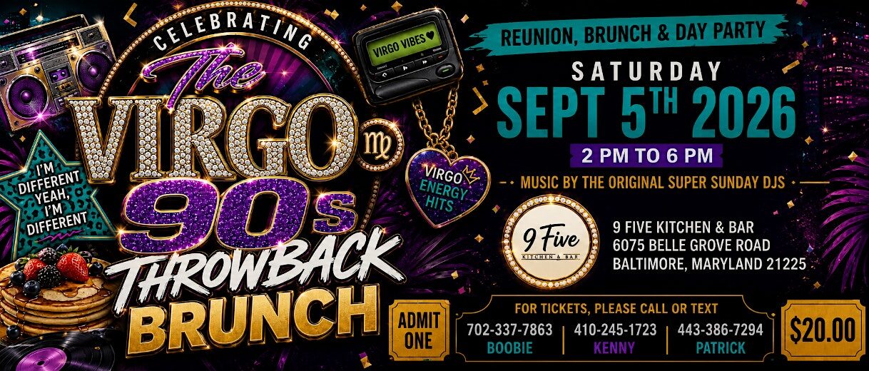 Virgo 90's Throwback Brunch